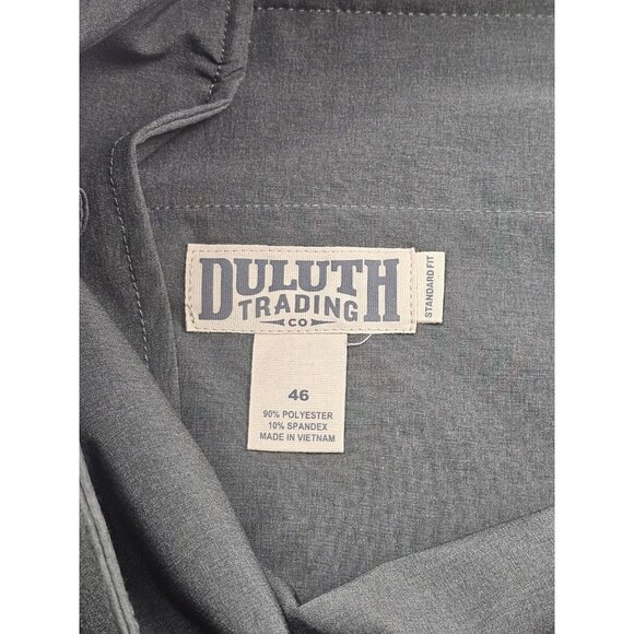 Duluth Trading Co. Mens 46' Grey Overachino Shorts 13403 - Picture 2 of 5